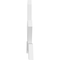 Ekena Millwork Vanguard Architectural Grade PVC Gable Bracket, 48"W x 28"H x 2"D x 4"F, 14/12 Pitch GBP048X28X0204VAN00 - alternate 3